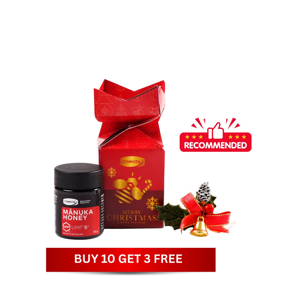 Comvita UMF™ 5+ Manuka Honey 50g - Christmas Edition