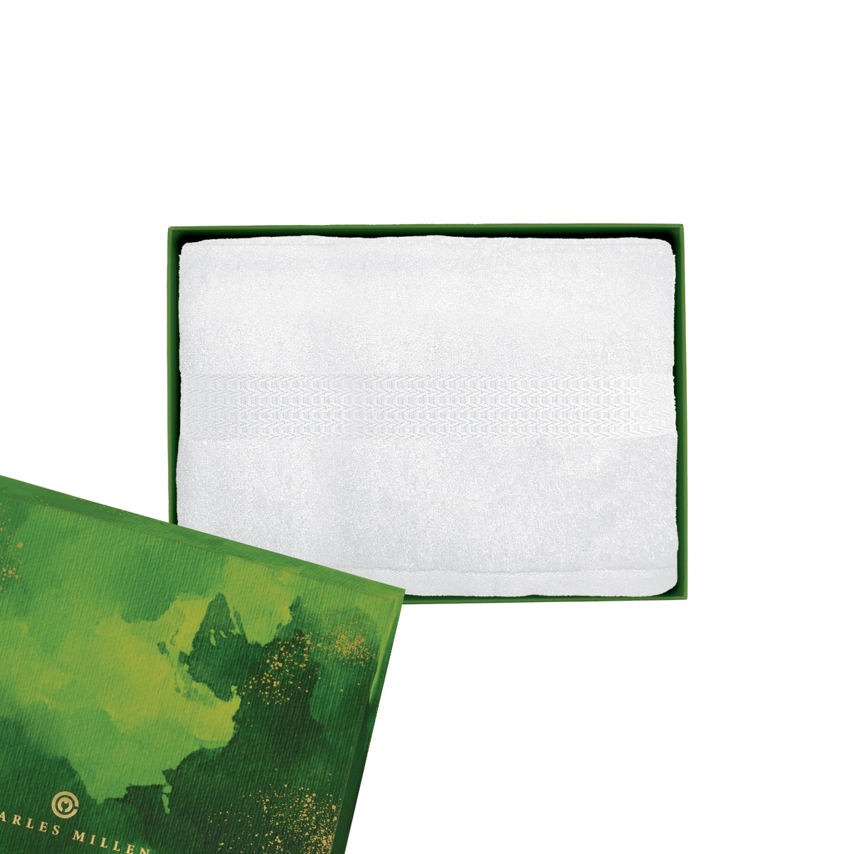 Charles Millen Signature Collection 1 Piece Bamboo Cotton Bath Towel Gift Set – Boston