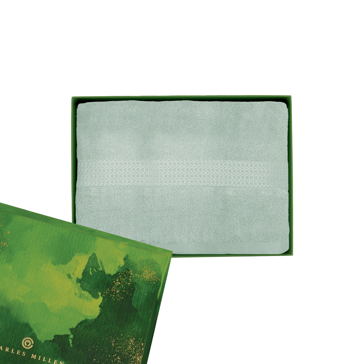 Charles Millen Signature Collection 1 Piece Bamboo Cotton Bath Towel Gift Set – Boston