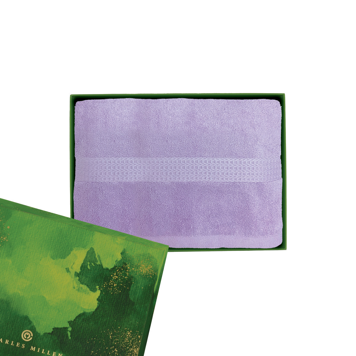 Charles Millen Signature Collection 1 Piece Bamboo Cotton Bath Towel Gift Set – Boston