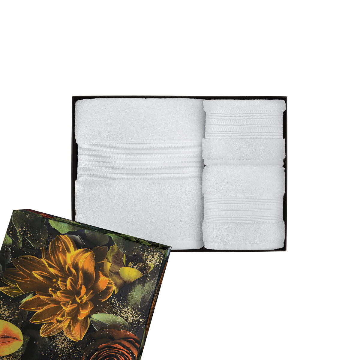 Charles Millen Signature Collection Velmont Egyptian Cotton 3 Piece Towel Gift Set