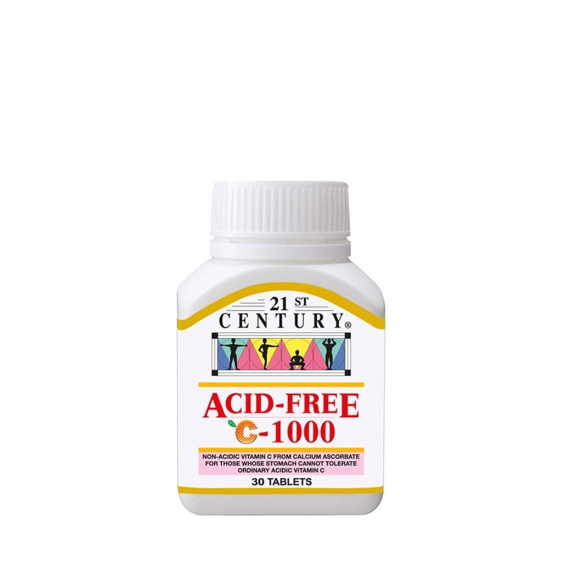 21st Century Acid Free C 1000mg 30s