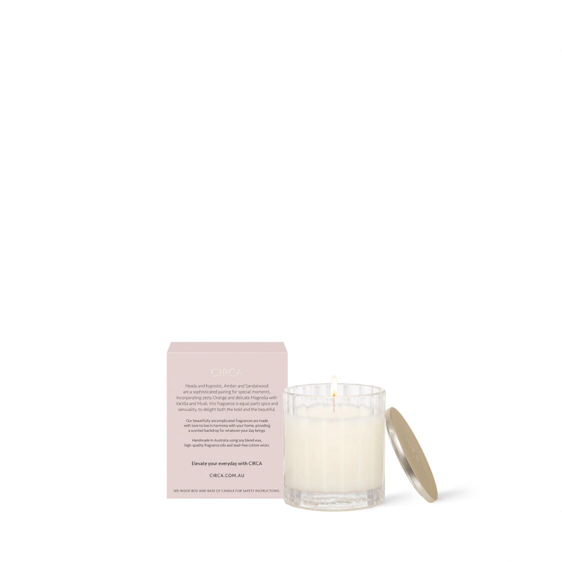 Circa Soy Candle - Amber & Sandalwood