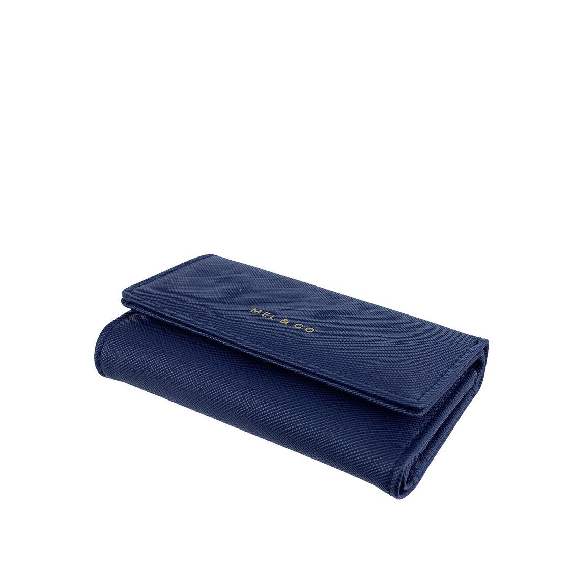 Mel&Co Saffiano-Effect Basic Key Pouch