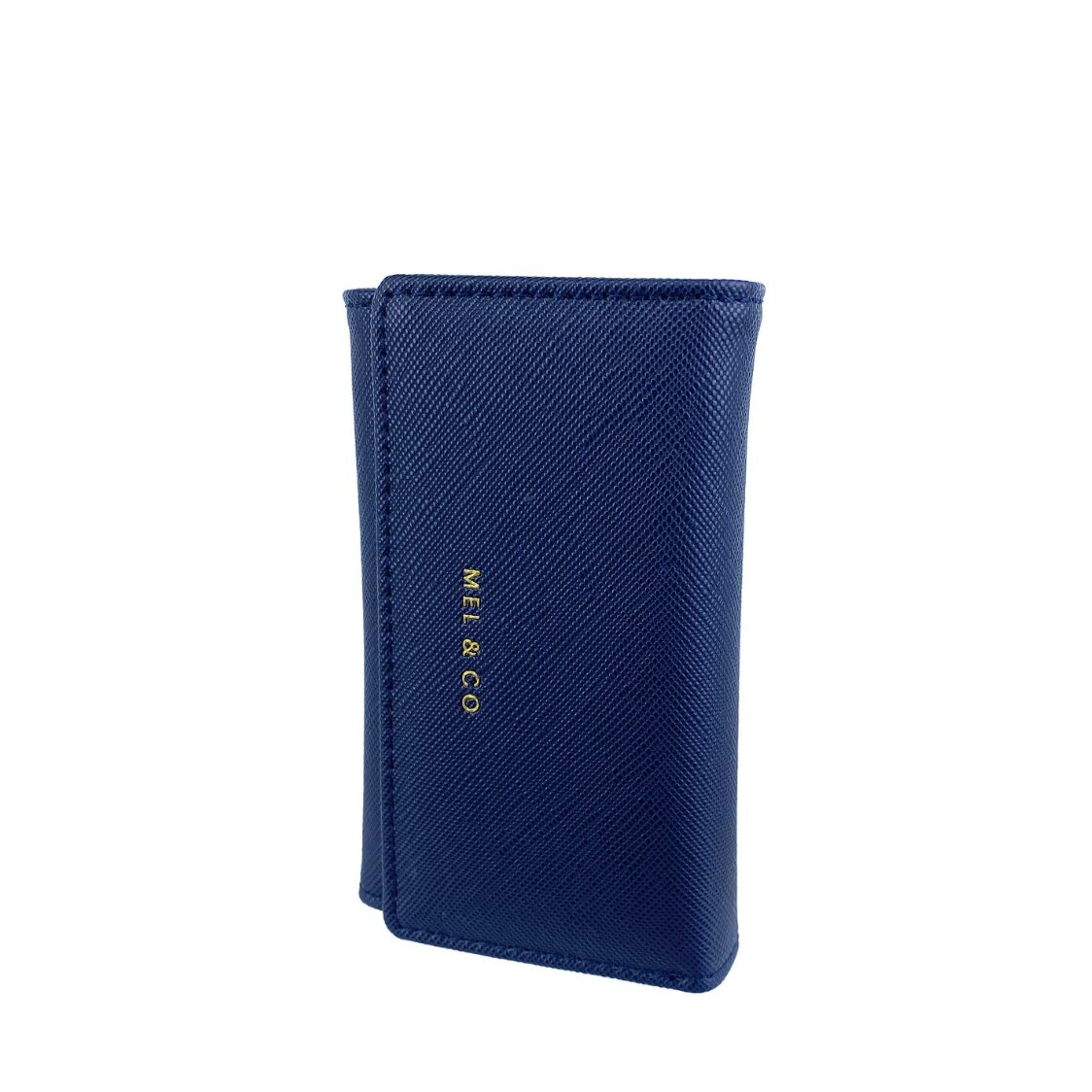 Mel&Co Saffiano-Effect Basic Key Pouch