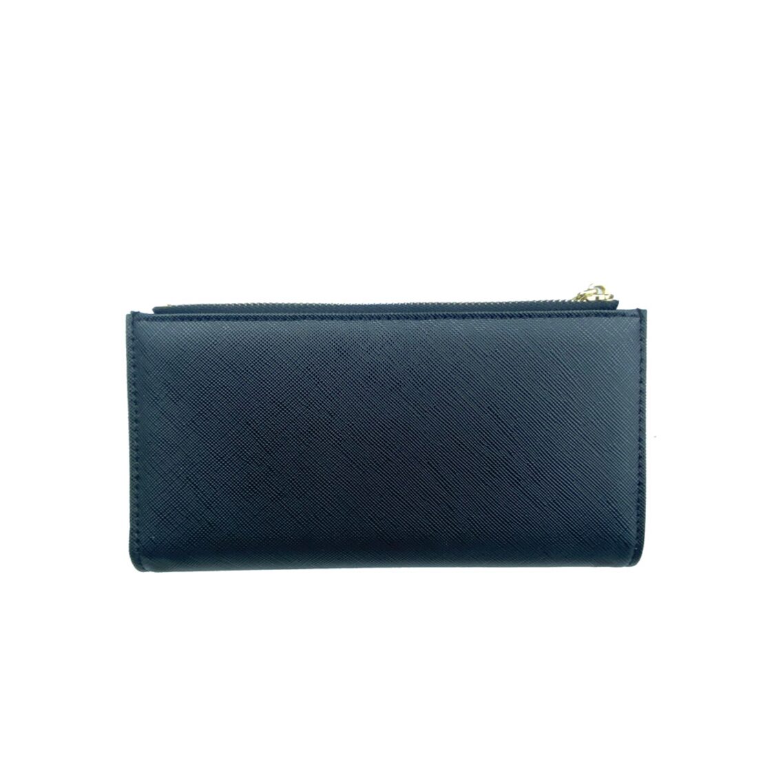 Mel&Co Saffiano Leatherette Bi-Fold Snap Long Wallet