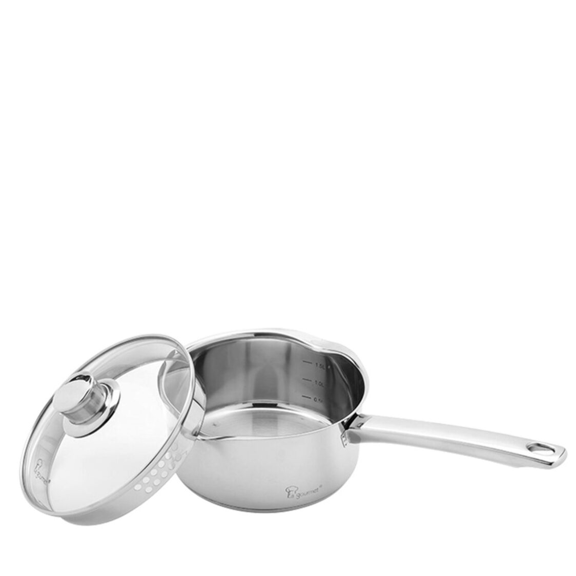 La Gourmet Cook & Pour 3Pcs Senior S/S Cookware Set LGCP027955