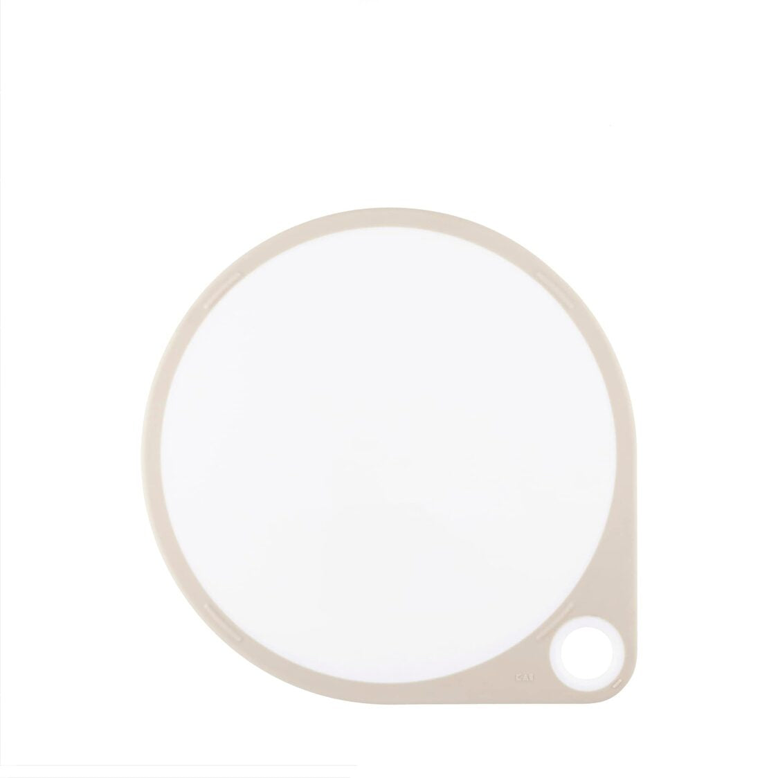KAI Round Cutting Board 30cm - Beige White (AP-5328)