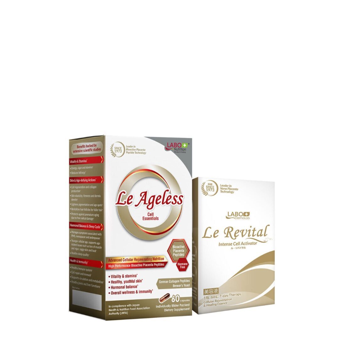 Labo Nutrition Le Ageless 60 Capsules + Le Revital 1S
