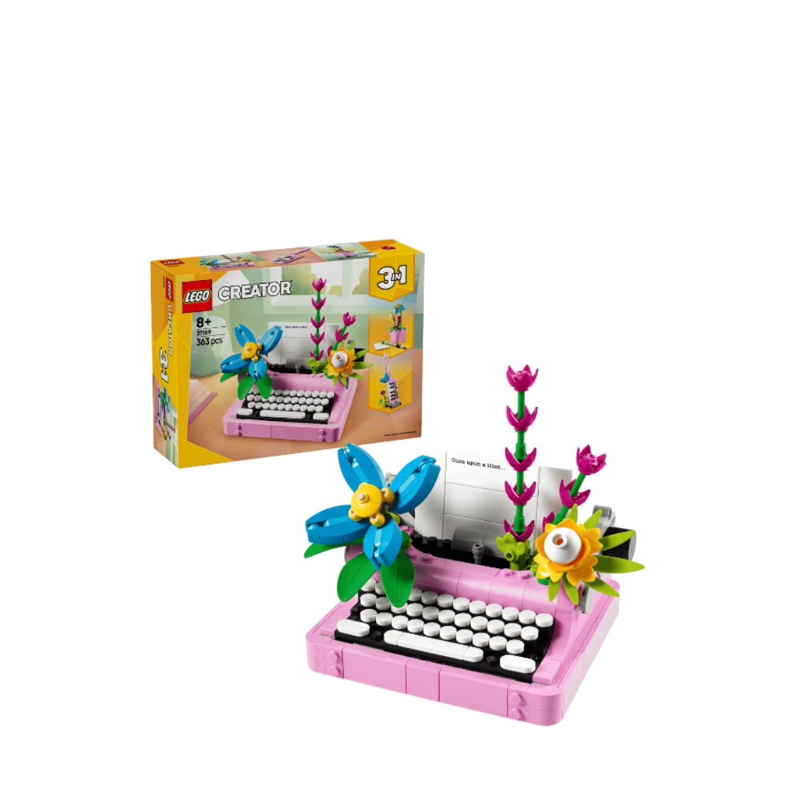 Lego Typewriter with Flowers 31169