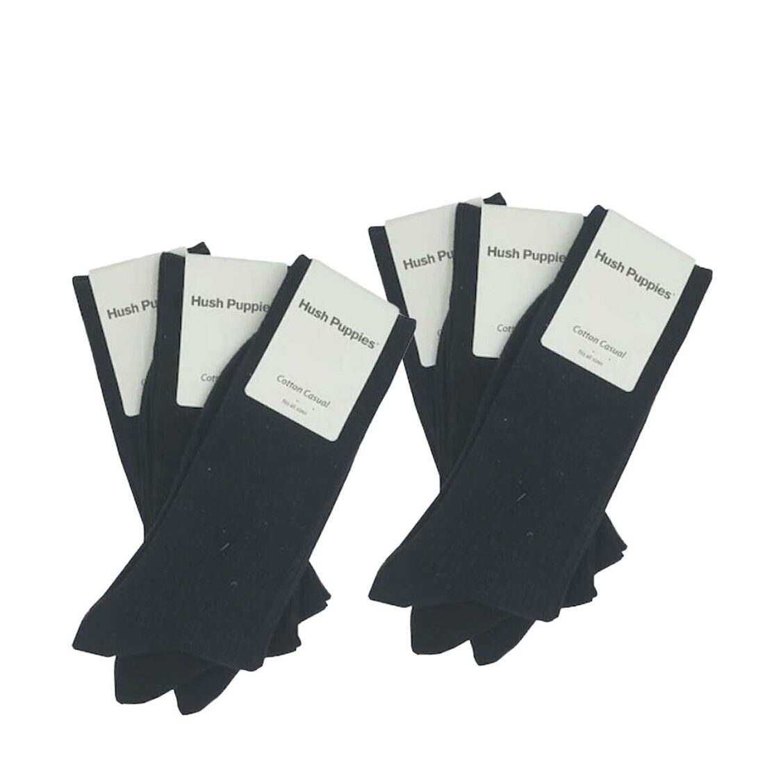 Hush Puppies 2x3 Pairs Men's Full Length Socks Cotton