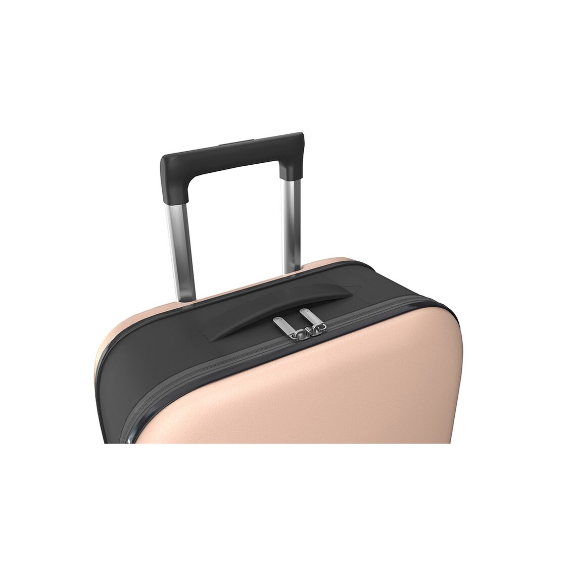 Rollink VEGA II Flex 21" Collapsible Carryon Suitcase - Rose Smoke