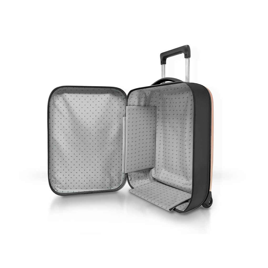 Rollink VEGA II Flex 21" Collapsible Carryon Suitcase - Rose Smoke