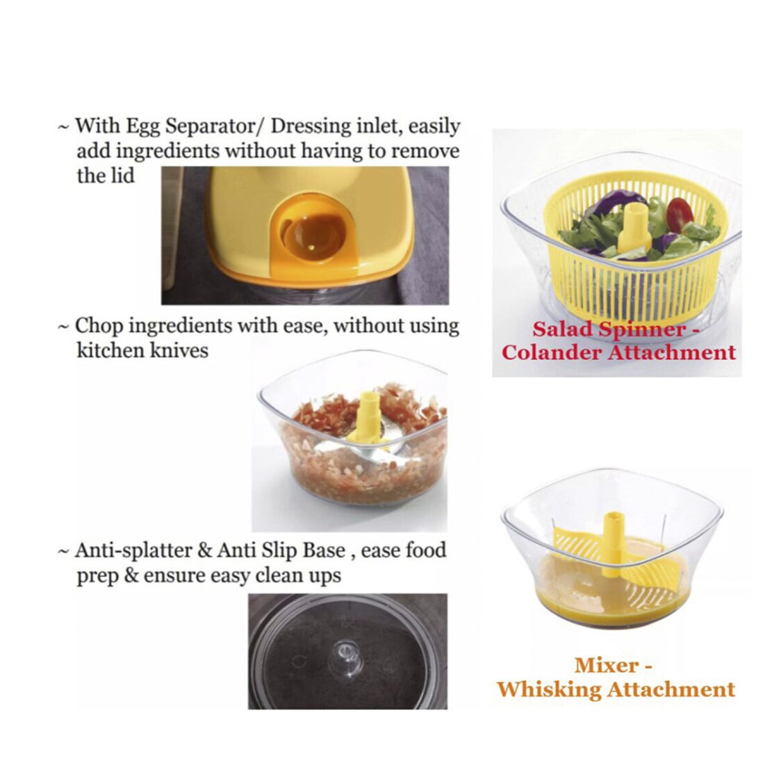 KAI Three-In-One Rotary Master Chopper (DH-7220)