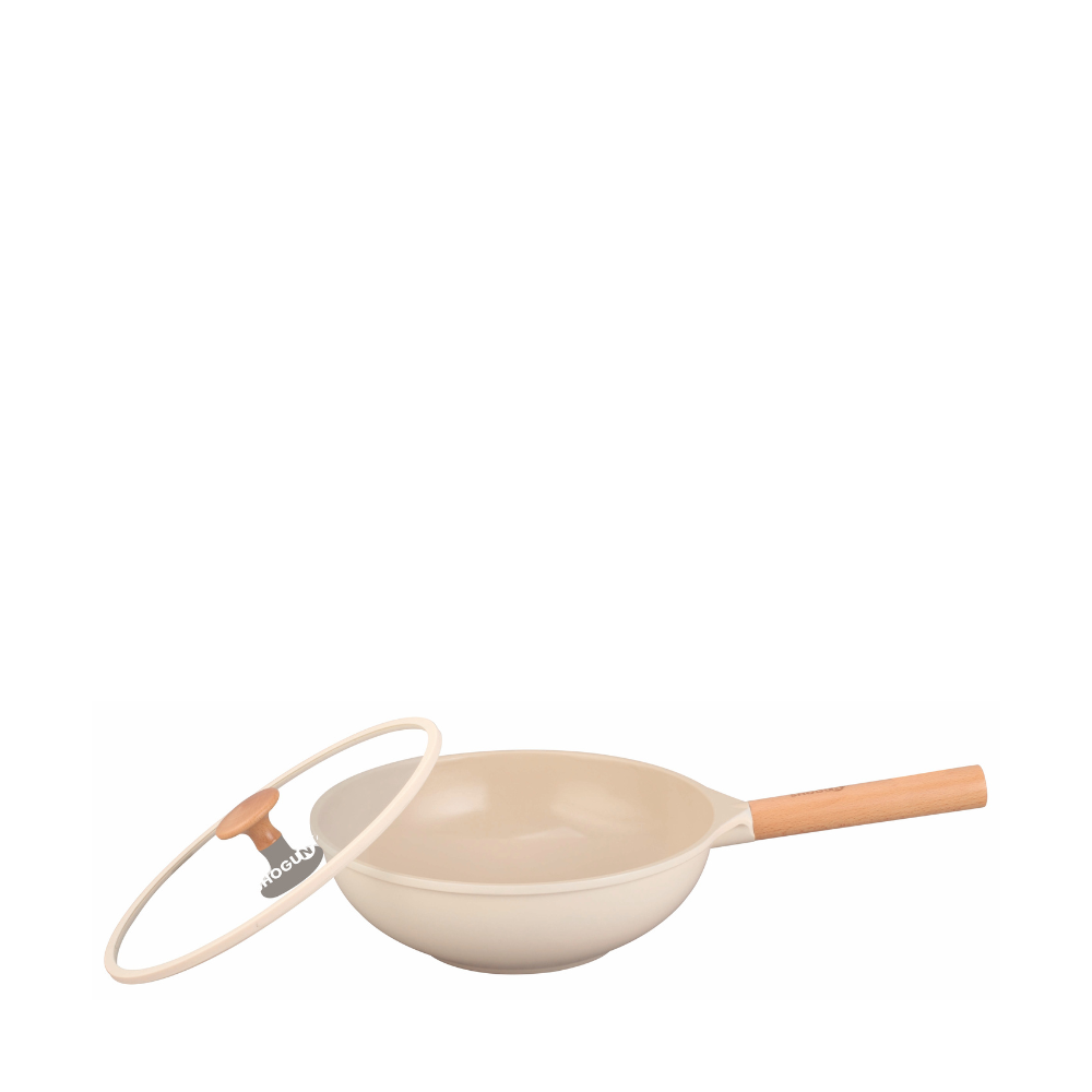 La Gourmet Shogun Ivory Ceramic 28cm Wok LGSNIY422453