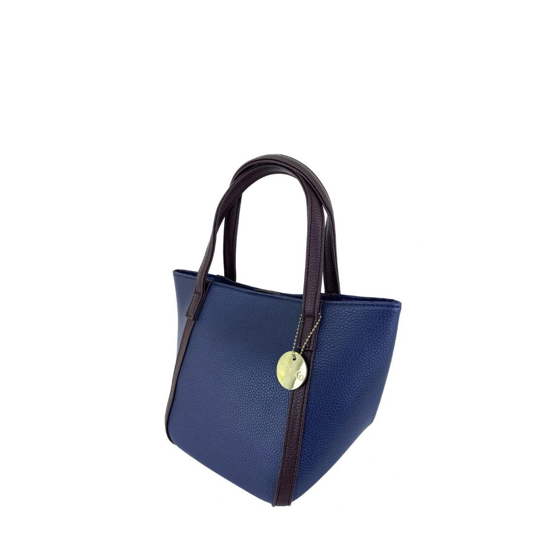 Mel&Co Pebbled Faux Leather Casual Bag