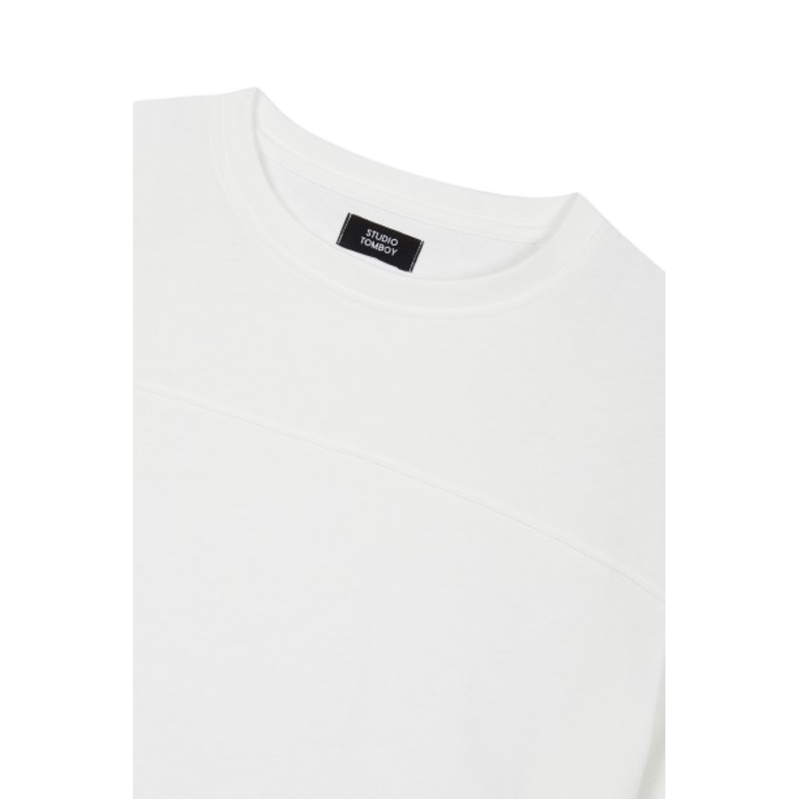 Studio Tomboy Sleeve Pocket Woven Color T-Shirt