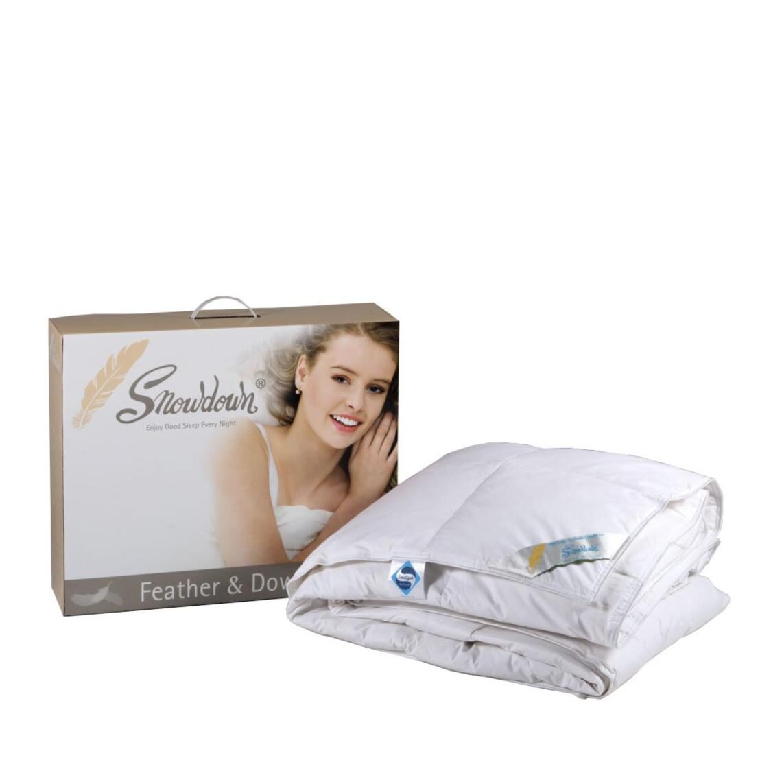 Snowdown 100% White Goosedown Summer Light Quilt