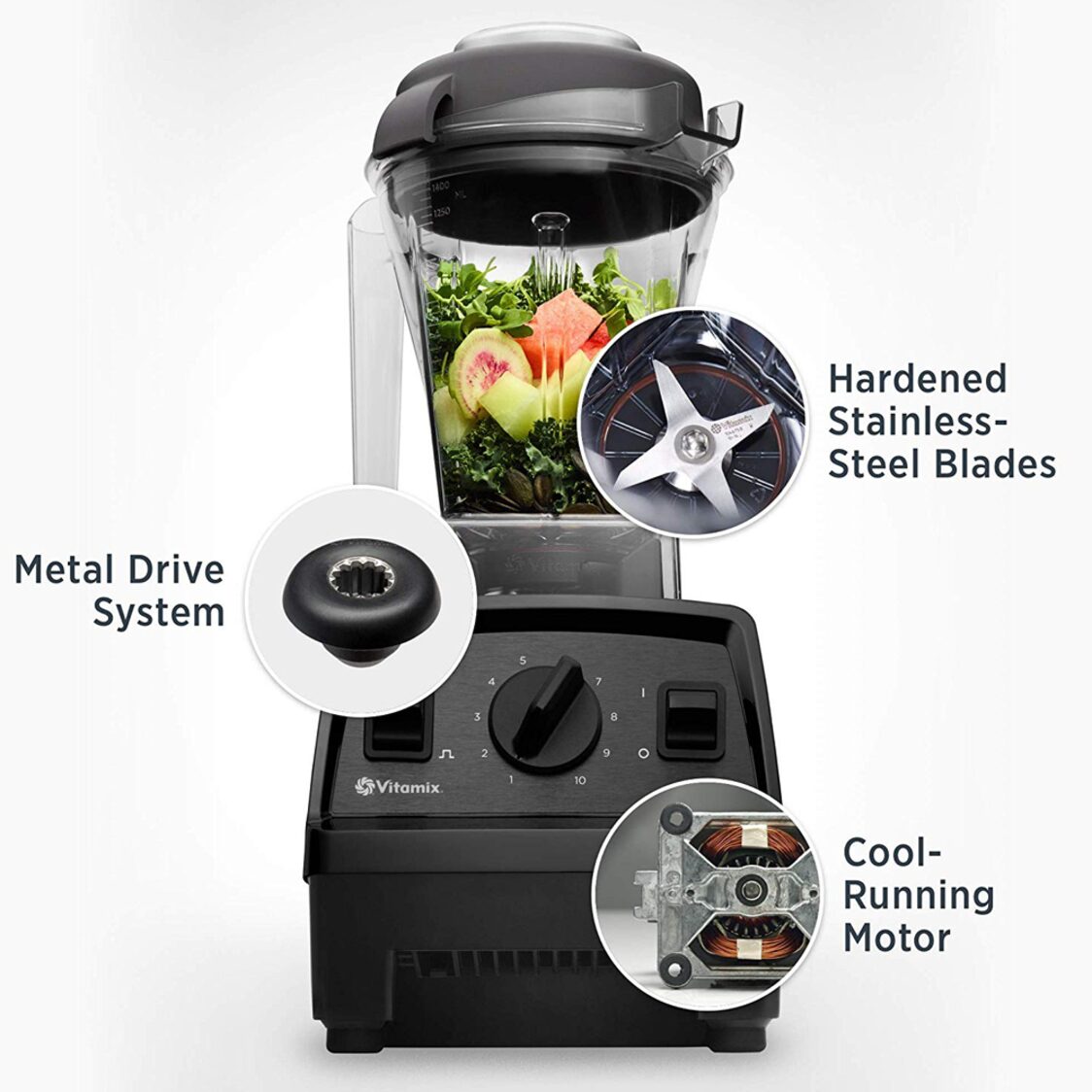 Vitamix Explorian Series E310 Blender - White (VTMX658600)
