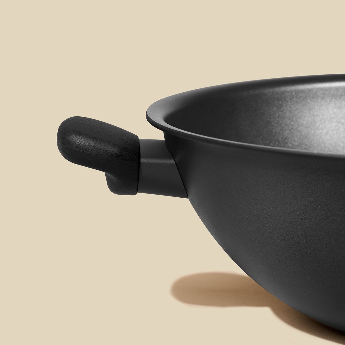 Meyer Midnight Nonstick 36cm Hard Anodized Chinese Wok with Lid (Induction) 82009