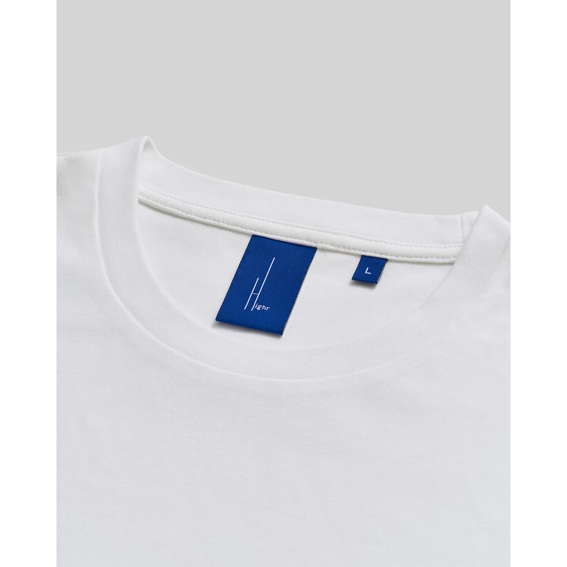 Highr Pima Cotton Tee White