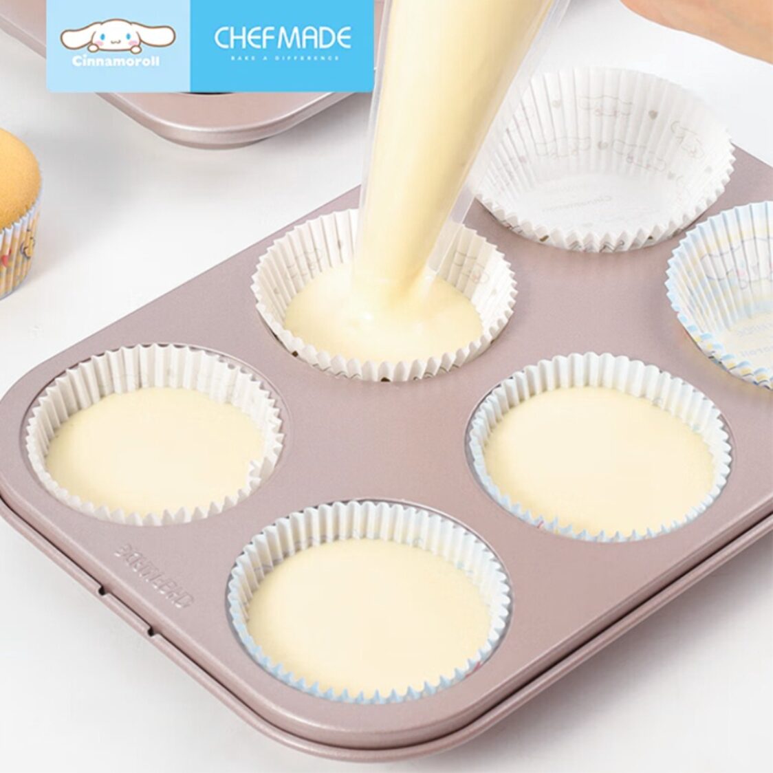 Chefmade Paper Oil-Proof Cupcake Liner 7X3cm 100Pcs Design 2# Cinnamoroll (1898cm-CL5036)