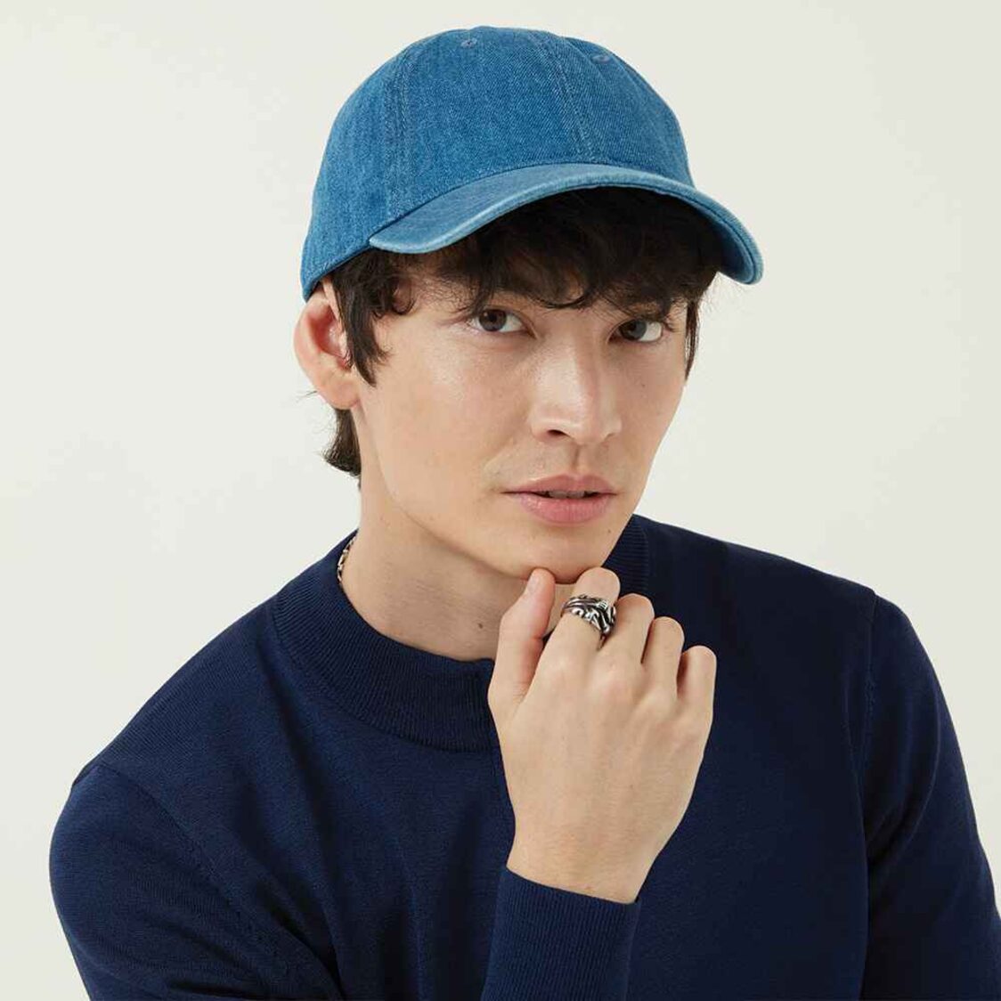 K/Woods Denim Hat In Blue
