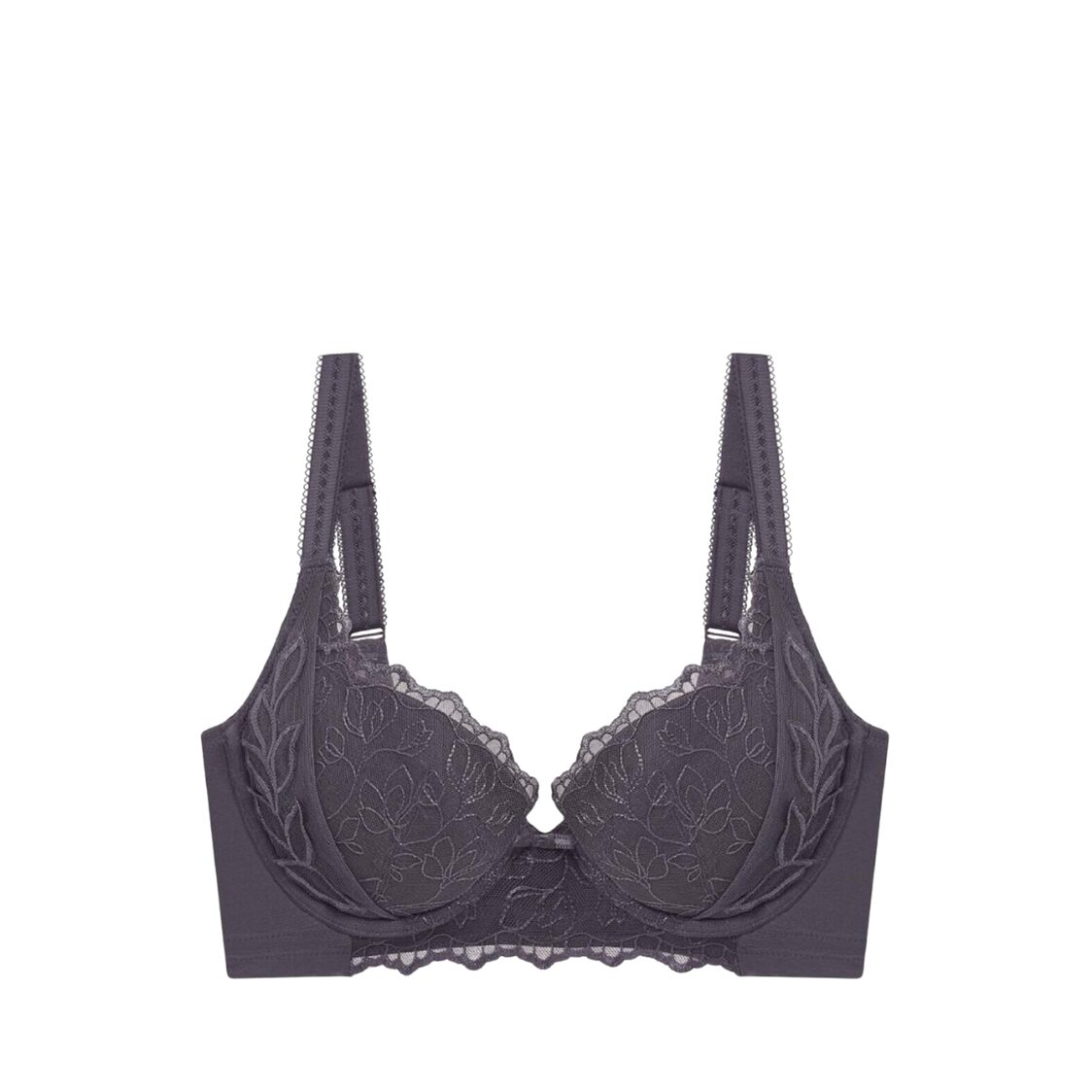 Triumph Sculpt Leaf Wired Padded Bra Graphite