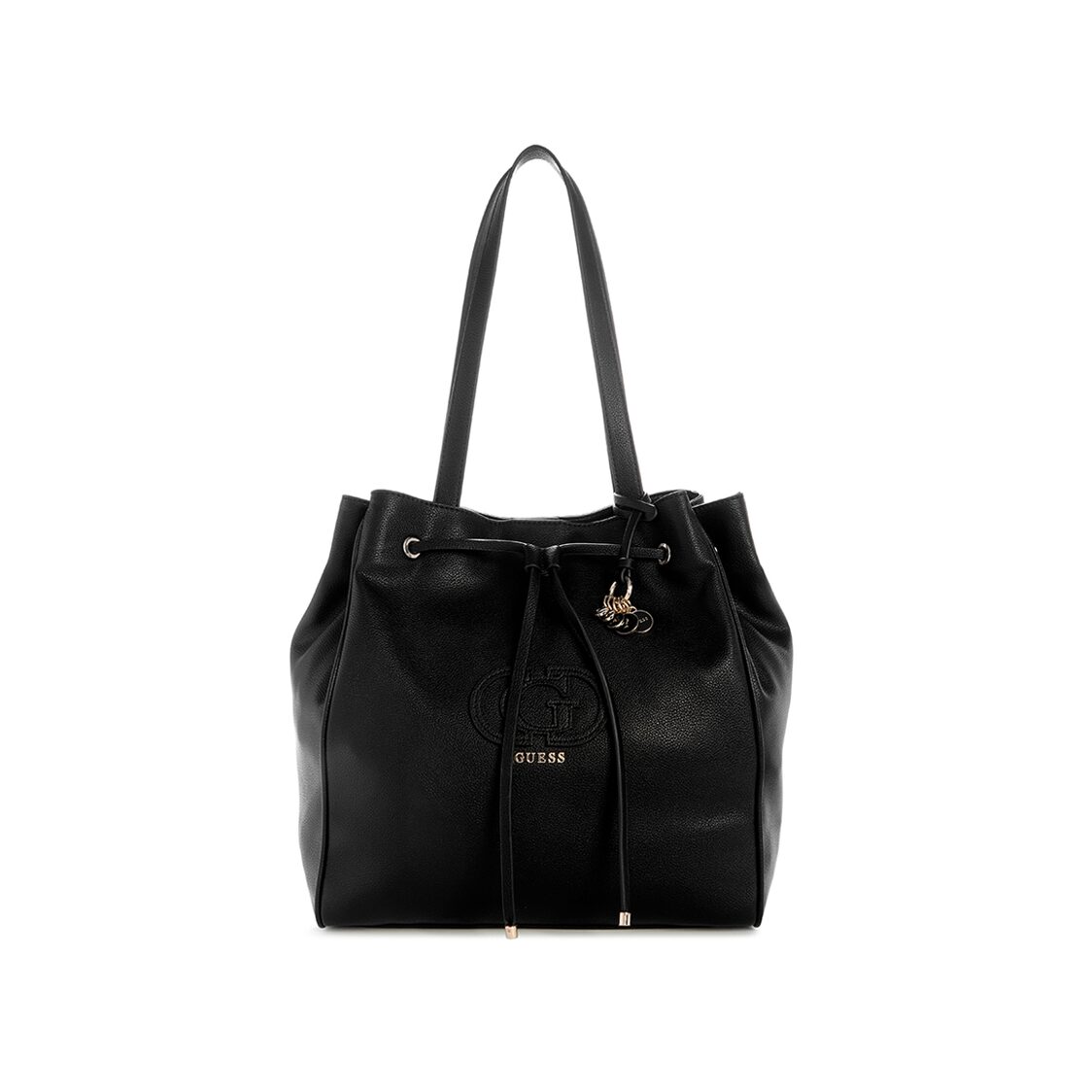 CALEBRA DRAWSTRING TOTE,BLACK