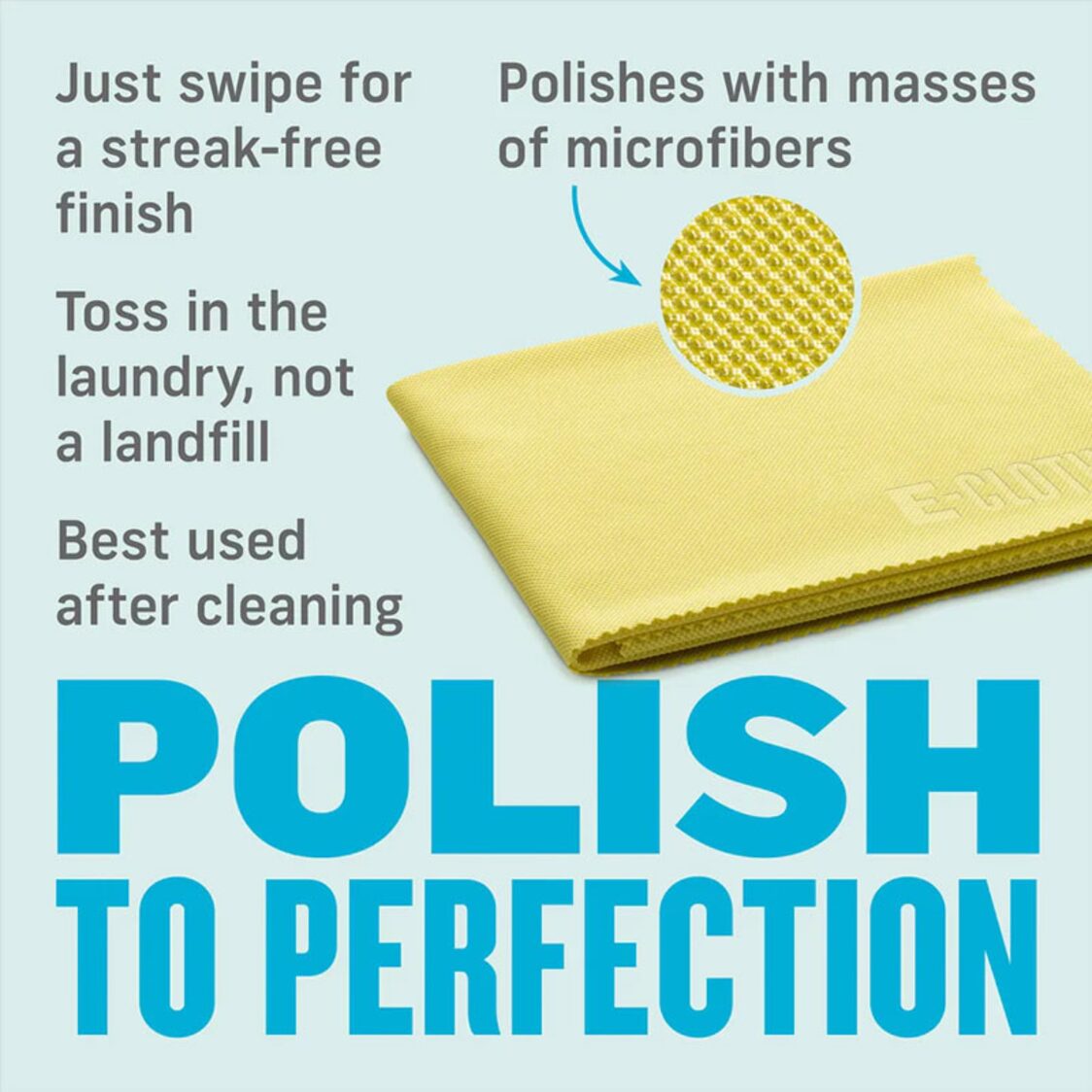 E-Cloth Glass & Polishing Cloth EC20623 (Assorted Colours)