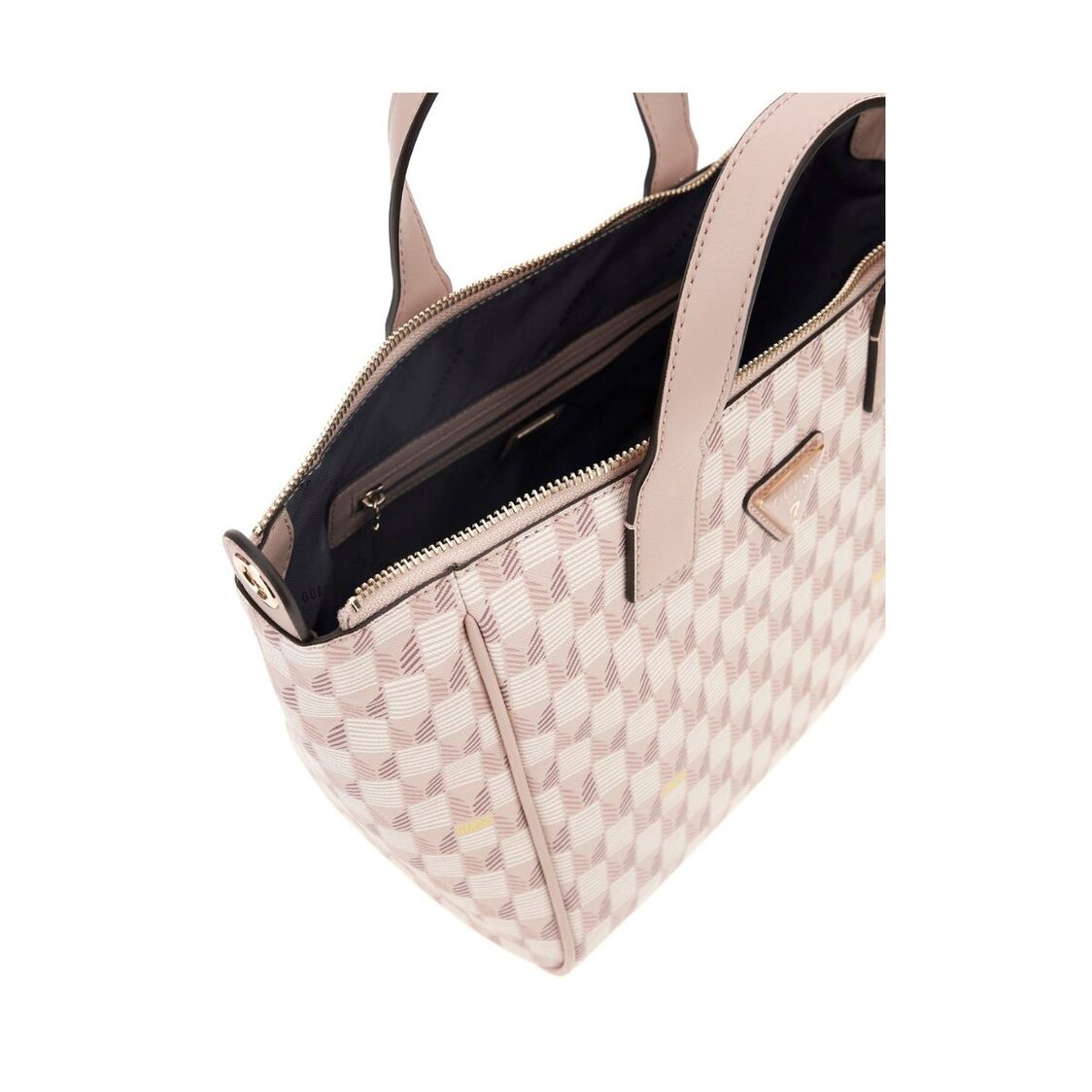 FOLLIE SMALL TOTE,BLUSH LOGO