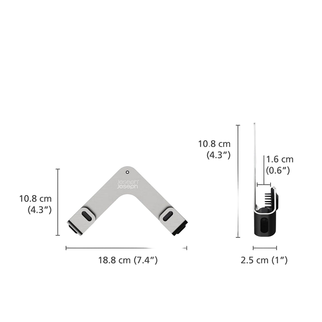 Joseph-Joseph Space Pack of 2 Stainless-steel Pan Lid Holders