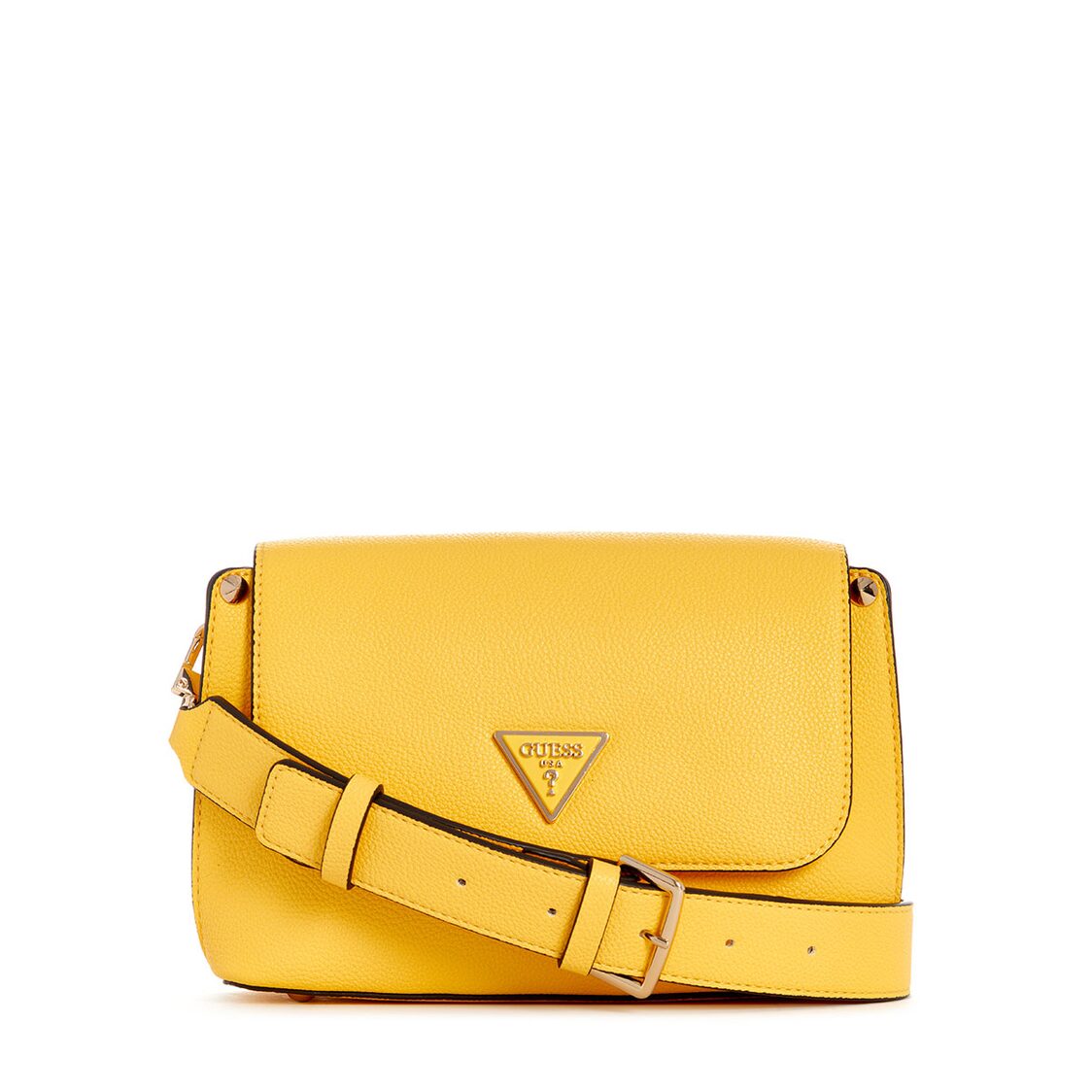 Guess Meridian Flap Shoulder Bag,Lemon