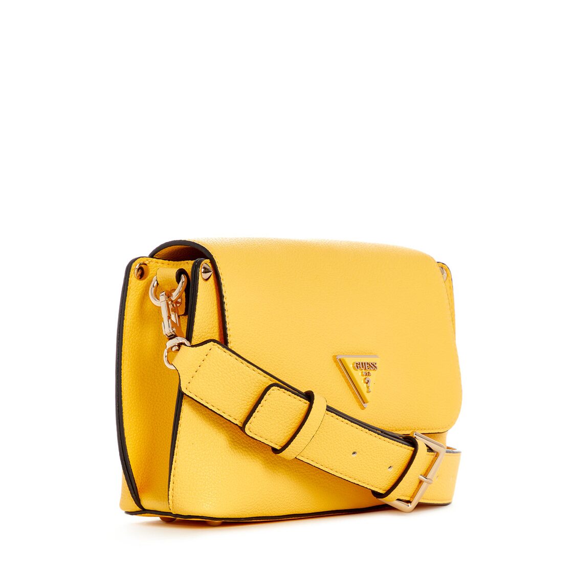 Guess Meridian Flap Shoulder Bag,Lemon