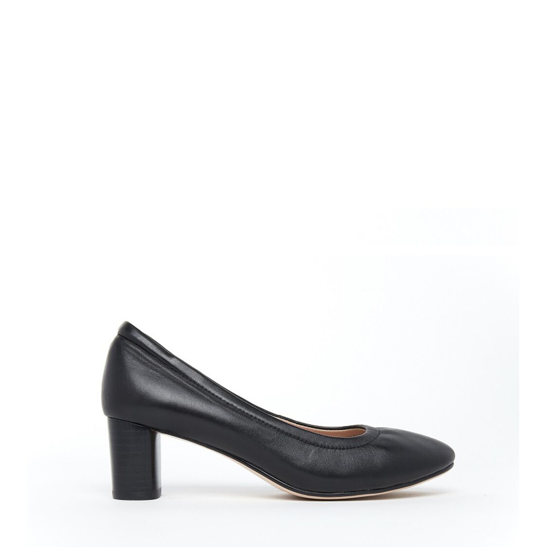 Caratti 9031 Classic Leather Heels Black (Mid)