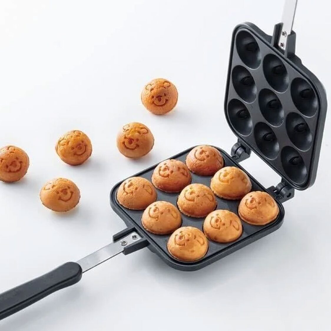 Skater Winnie The Pooh Baby Castella & Takoyaki Maker - Genuine Disney Product