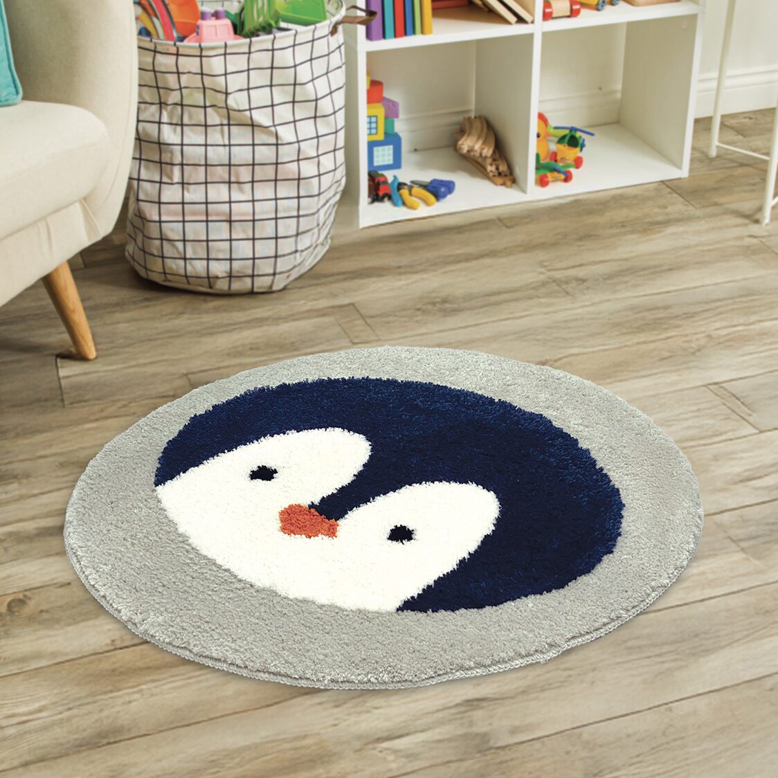 Charles Millen The Gang Tapestry 100% Microfibre Anti-Slip Mat – Frosty