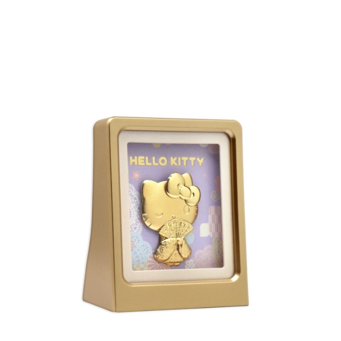 The Singapore Mint Hello Kitty Showa Collection 24K Gold Foil in Frame