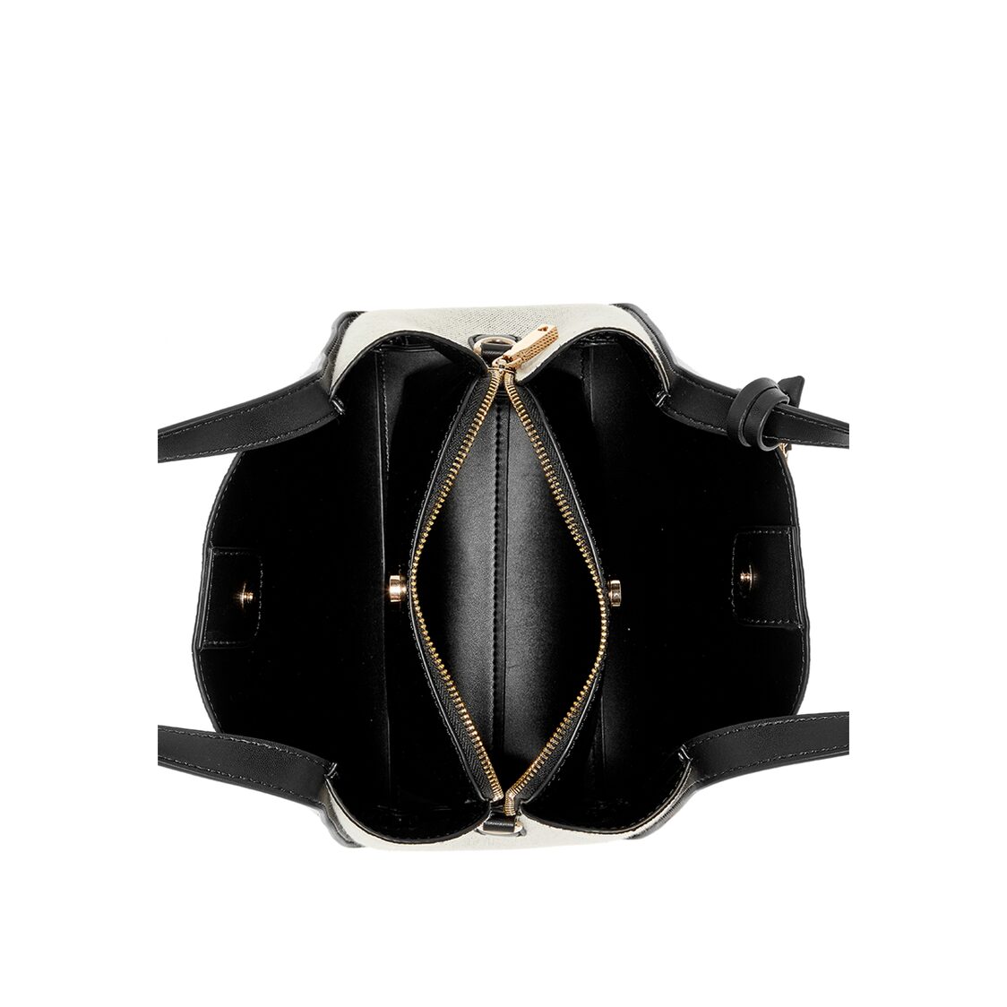 NICOLETTE SMALL GFRIEND SATCHEL,NATURAL/BLACK