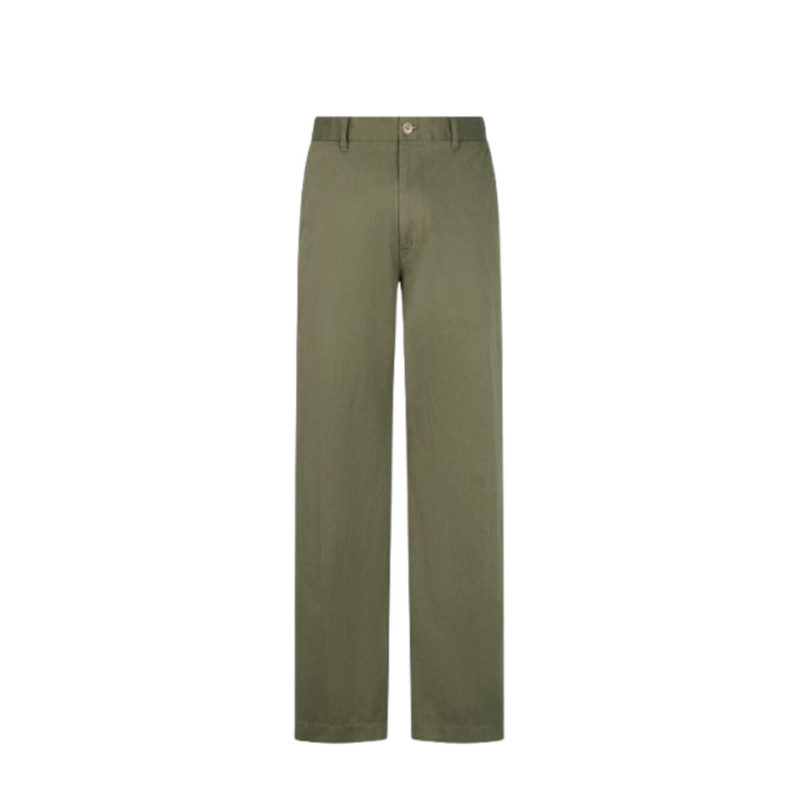 Man On The Boon Washed Cotton Chino Pants Olive