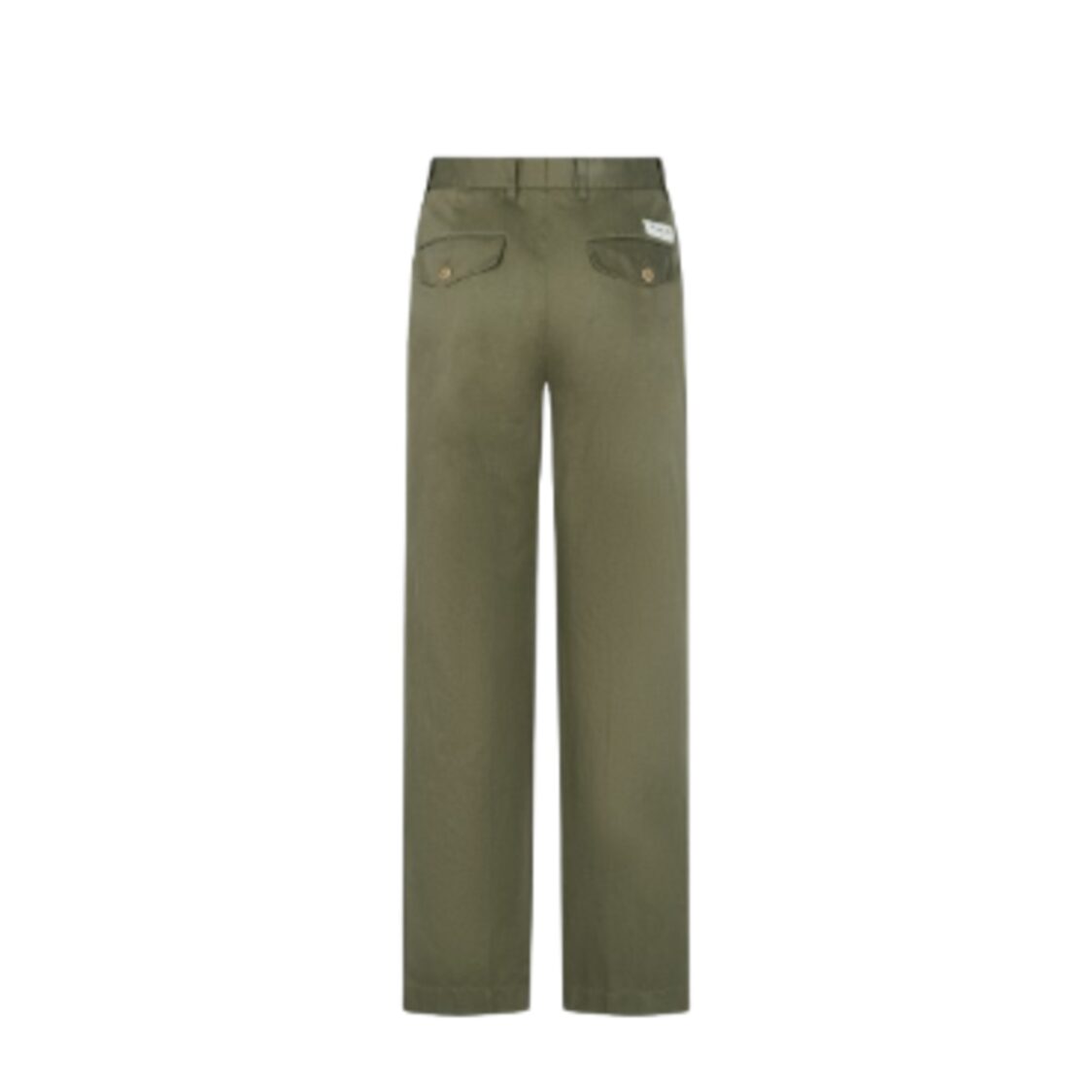 Man On The Boon Washed Cotton Chino Pants Olive