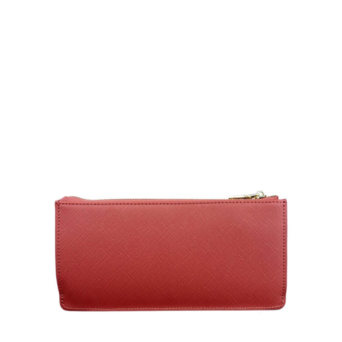 Mel&Co Saffiano-Effect Slim Long Wallet