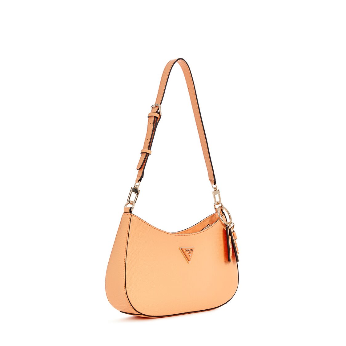 Guess Noelle Top Zip Shoulder Bag, Apricot