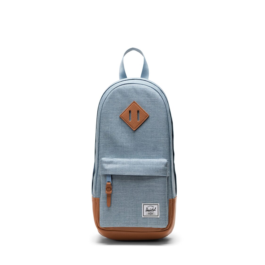 Herschel Heritage Shoulder Bag - Ashley Blue Crosshatch/Natural