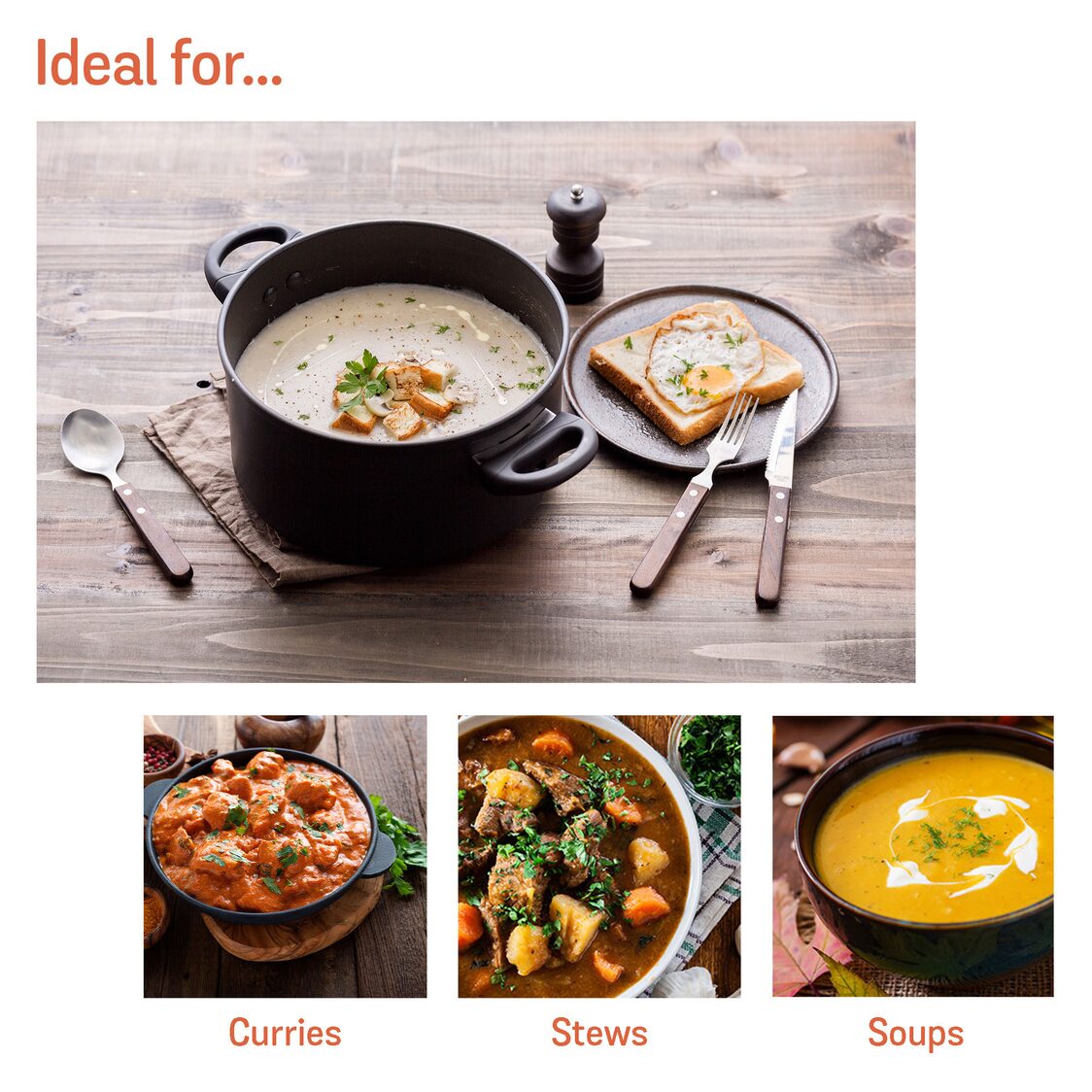 Meyer Cook N Look Nonstick 24cm | 7.6L Saucepot (Induction) 18888