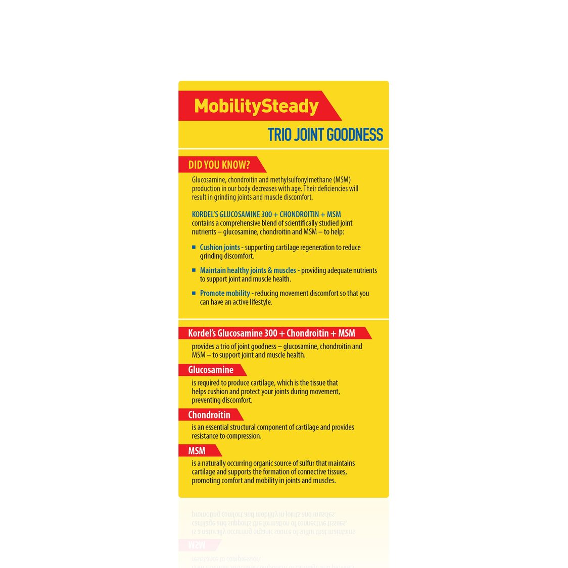Kordel's Glucosamine 300 + Chrondroitin 100's