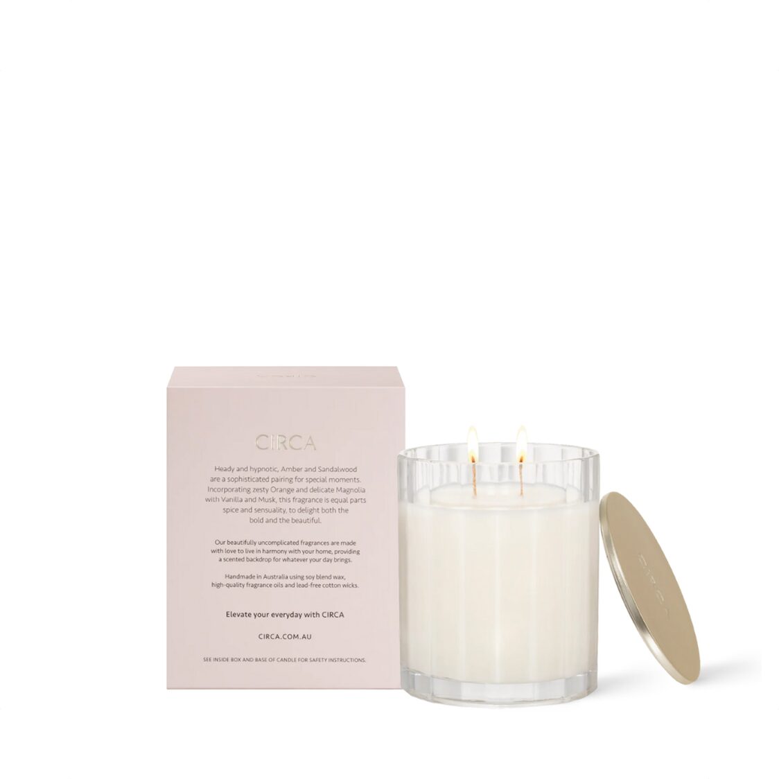 Circa Soy Candle - Amber & Sandalwood