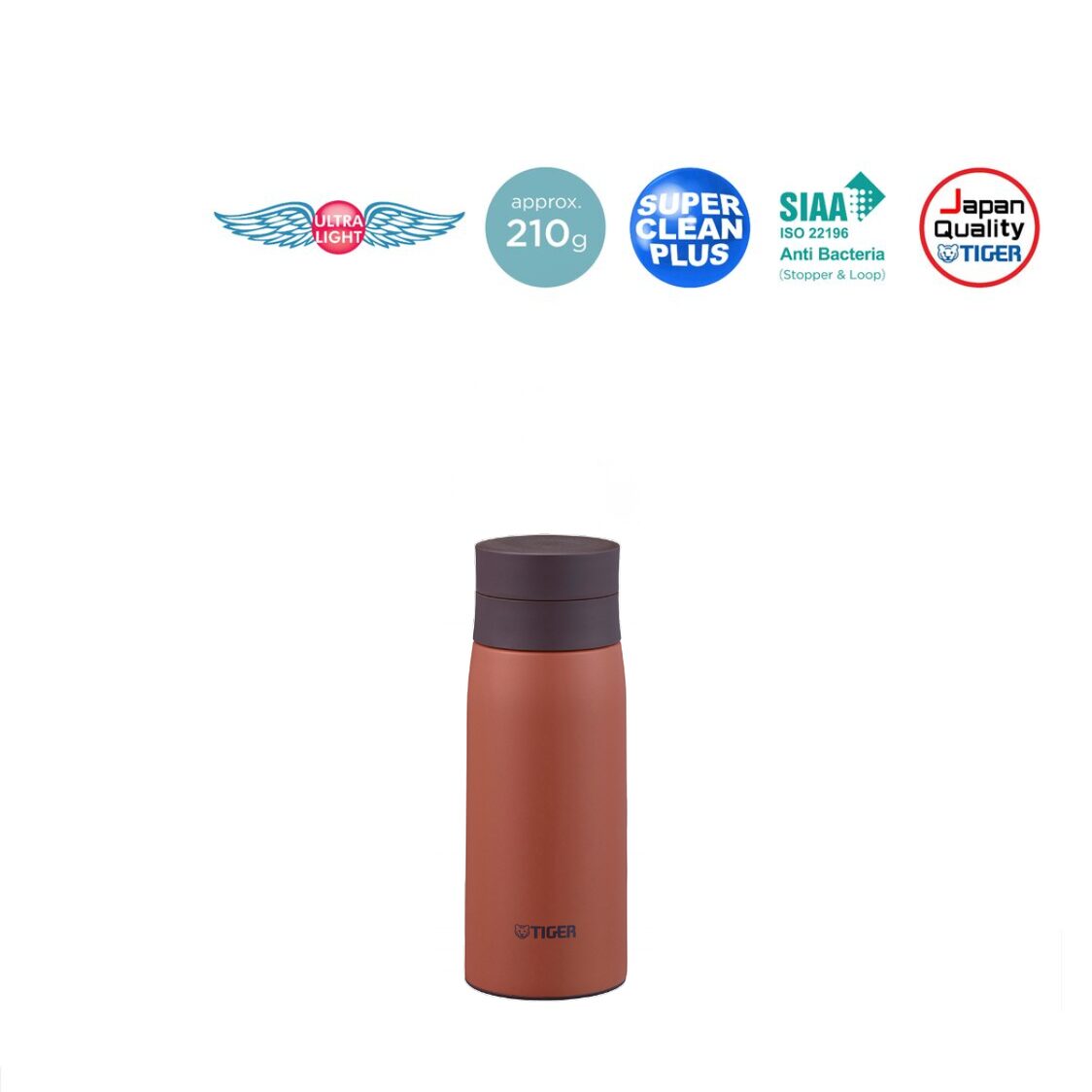 Tiger 350ml Anti-Bacteria Double S/Steel Thermal Mug (MCY-K035)