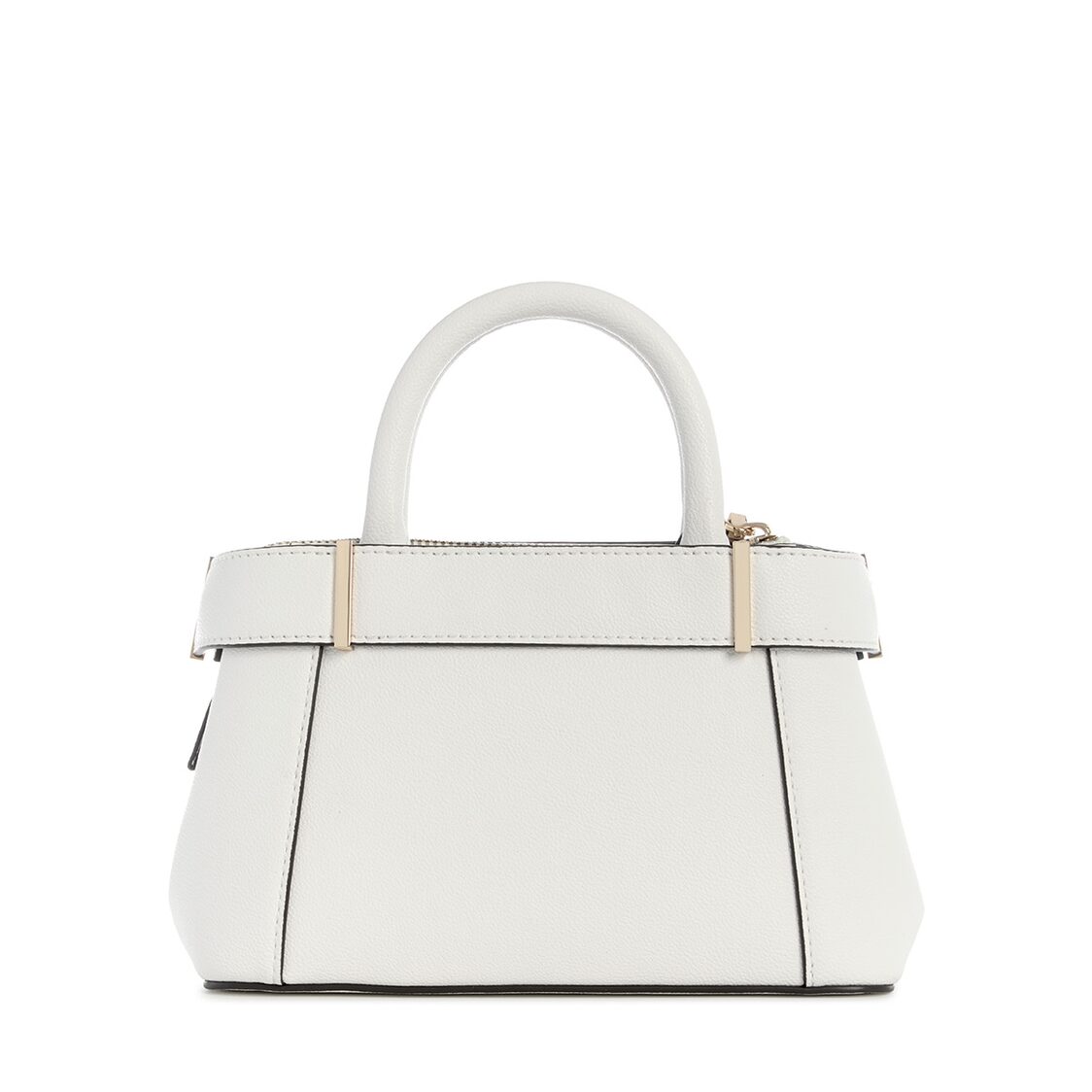 Guess Anadela Mini Satchel, White