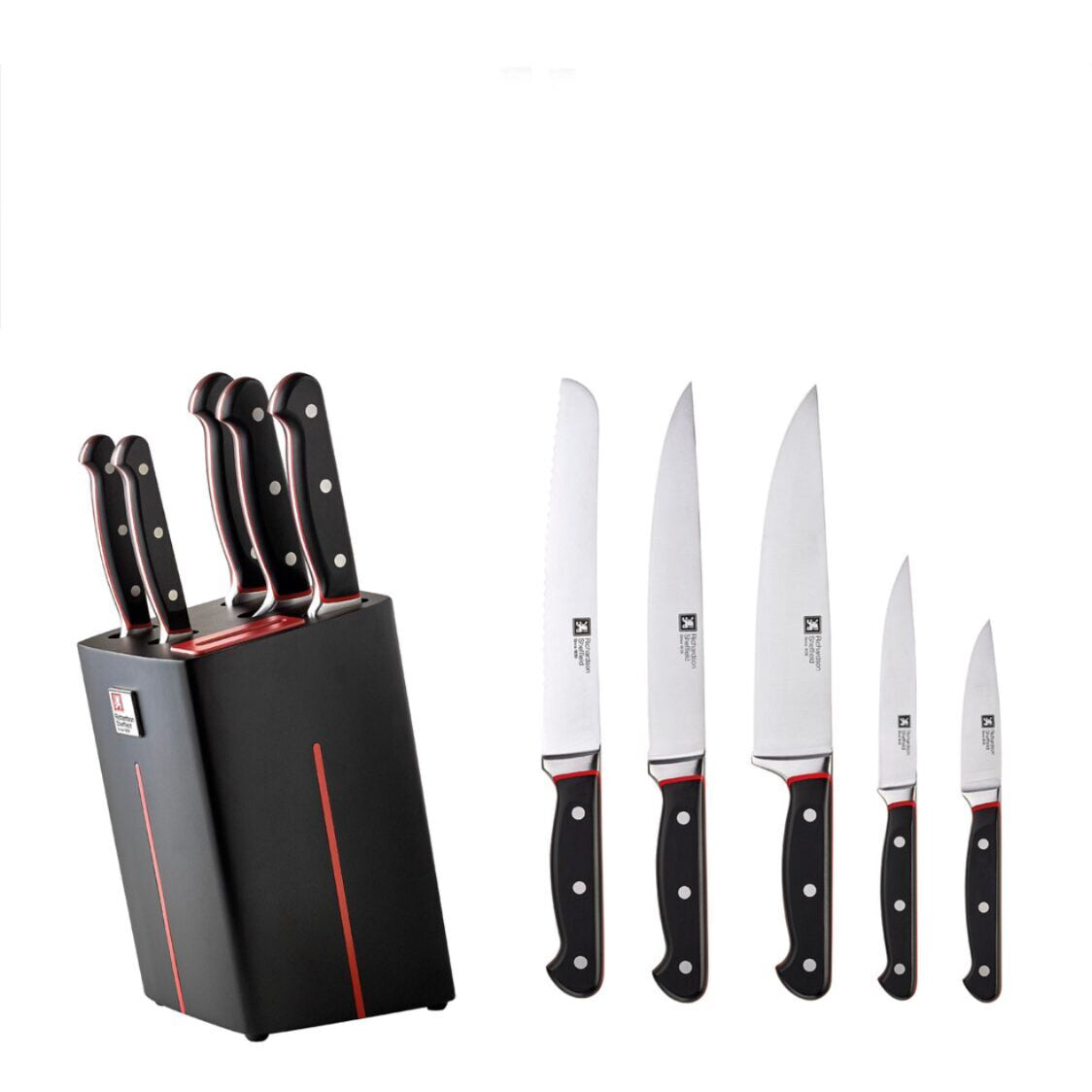 RICHARDSON SHEFFIELD 5-Piece Knife Block Set - Velocity (VELOCITY-5PC)
